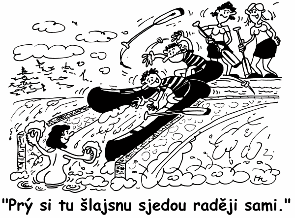 Prý si tu šlajsmu sjedou raději sami.