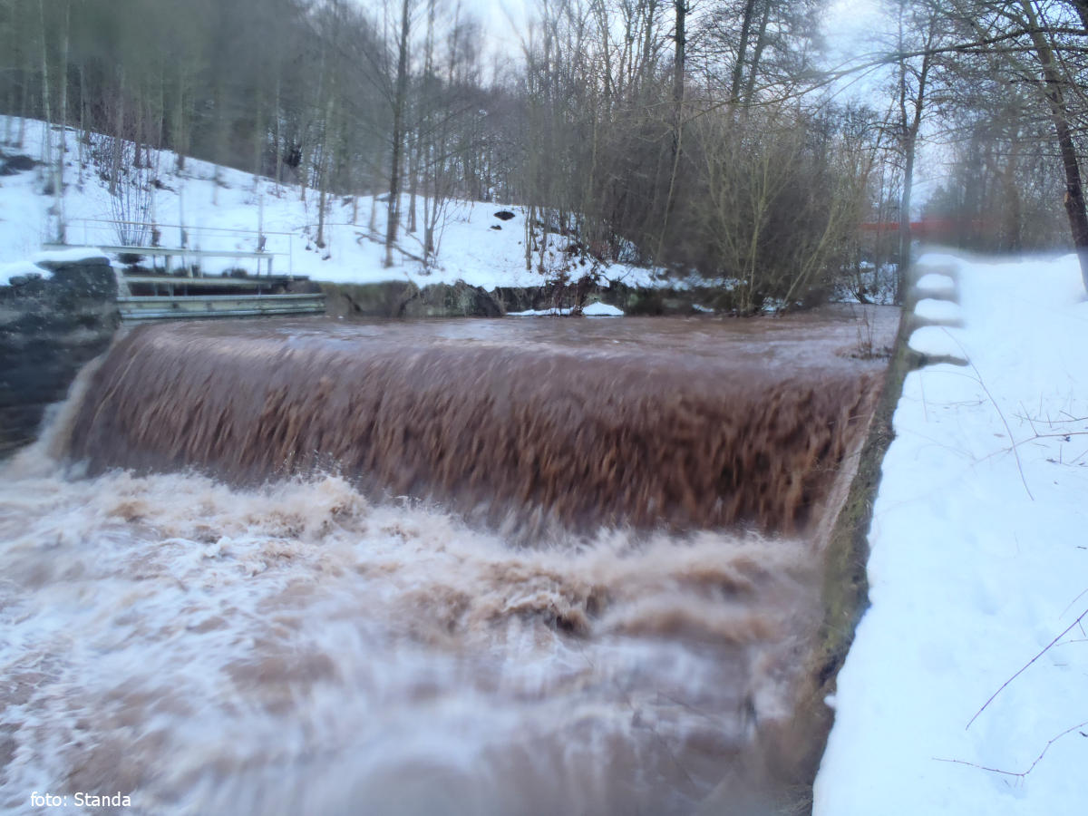 rkm. 1,0 Semily při 155 cm na vodočtu