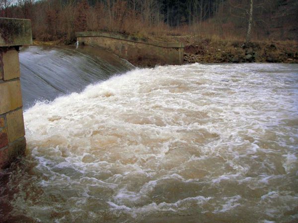 Viktorka za zvýšeného průtoku Viktorka za zvýšeného průtoku