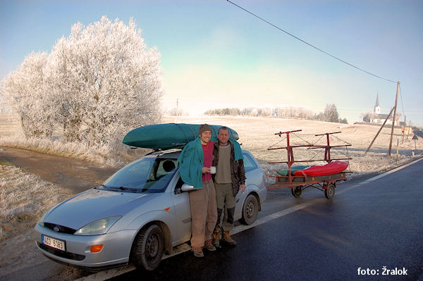 ráno nad Frymburkem ráno nad Frymburkem