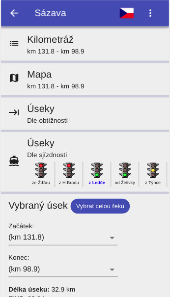 Mobilní aplikace Raft.cz