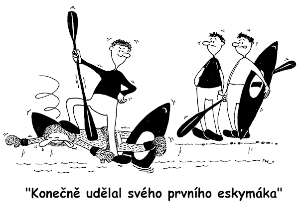 Konečně udělal svého prvního eskymáka