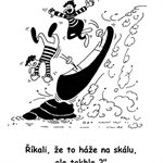 Říkali, že to háže na skálu, ale takhle?