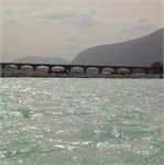 Most přes Tagliamento u města Gemona del Friuli