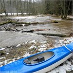 Asi 4 km pod mostem č. 201 dochází ke snížení obtížnosti toku