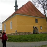 Kostelík Sv. Anny stojí nad bývalými proudy dodnes 