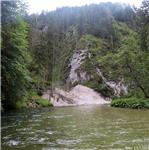 Salza schlucht - cesta k vodopádu vlevo