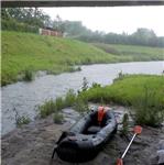 Za bouřky pod silničním mostem u Rašovic (km 6,6)