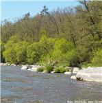 Pod jezem Pěnkava za stavu 12 kubíků v Nespekách, 04/2025