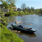 Pod jezem Pěnkava za stavu 12 kubíků v Nespekách, 04/2025